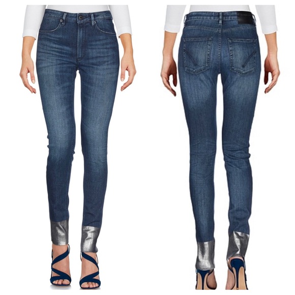 Dondup Super Skinny Silver Metallic Jean29
